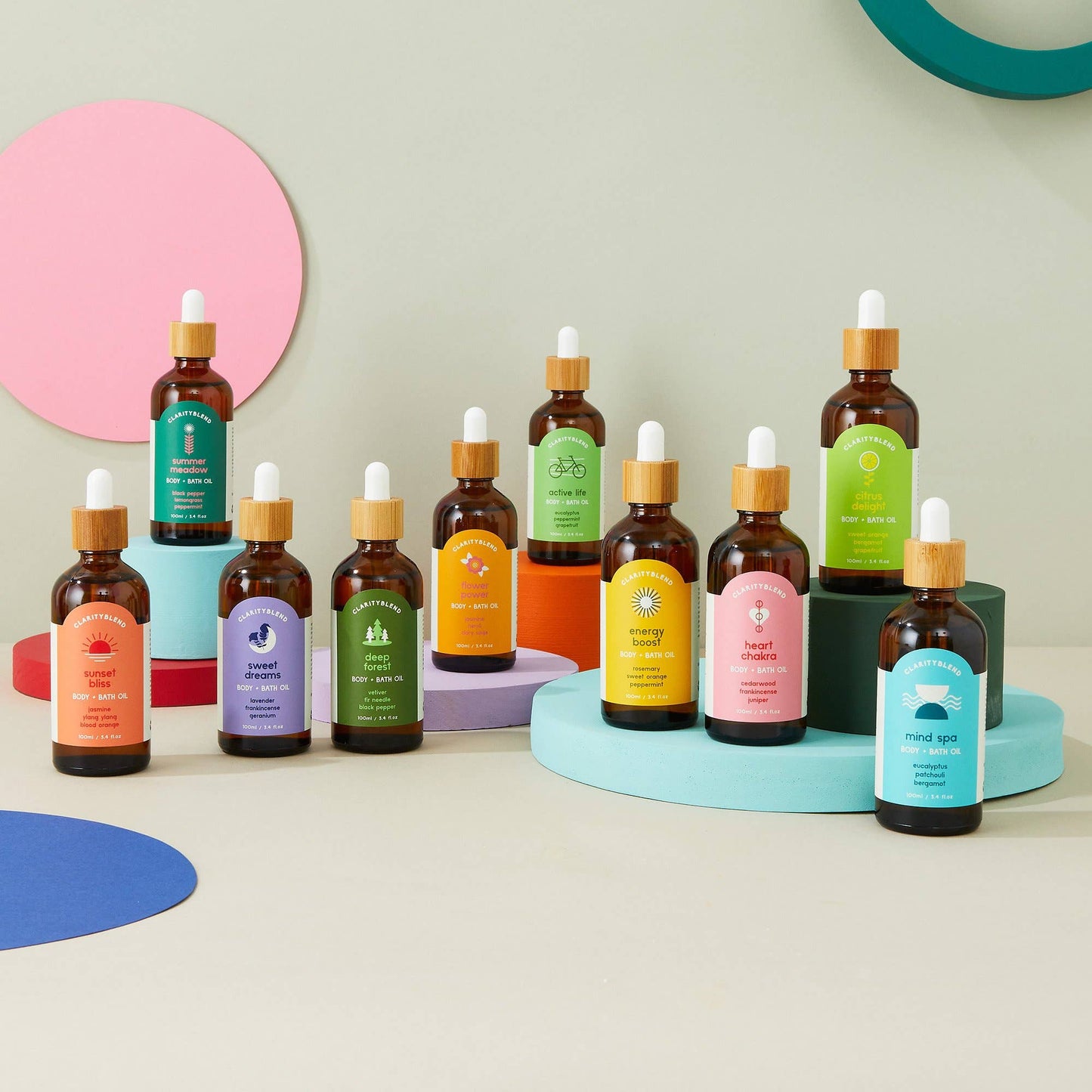 Huile aromathérapie pour le corps et le bain Mind Spa™