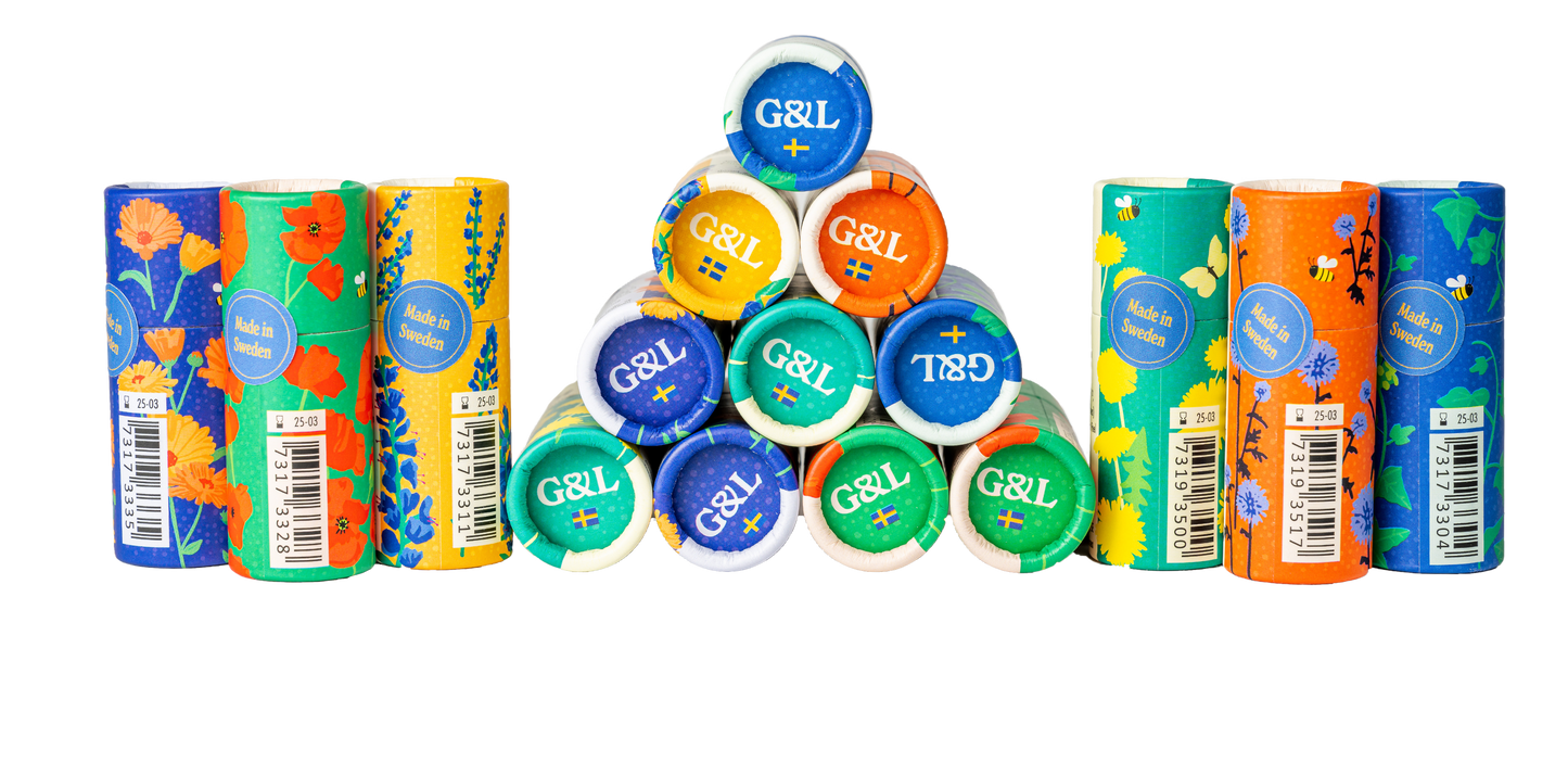 Baume à lèvres à la Cire d'abeille - Goût Orange - en emballage papier