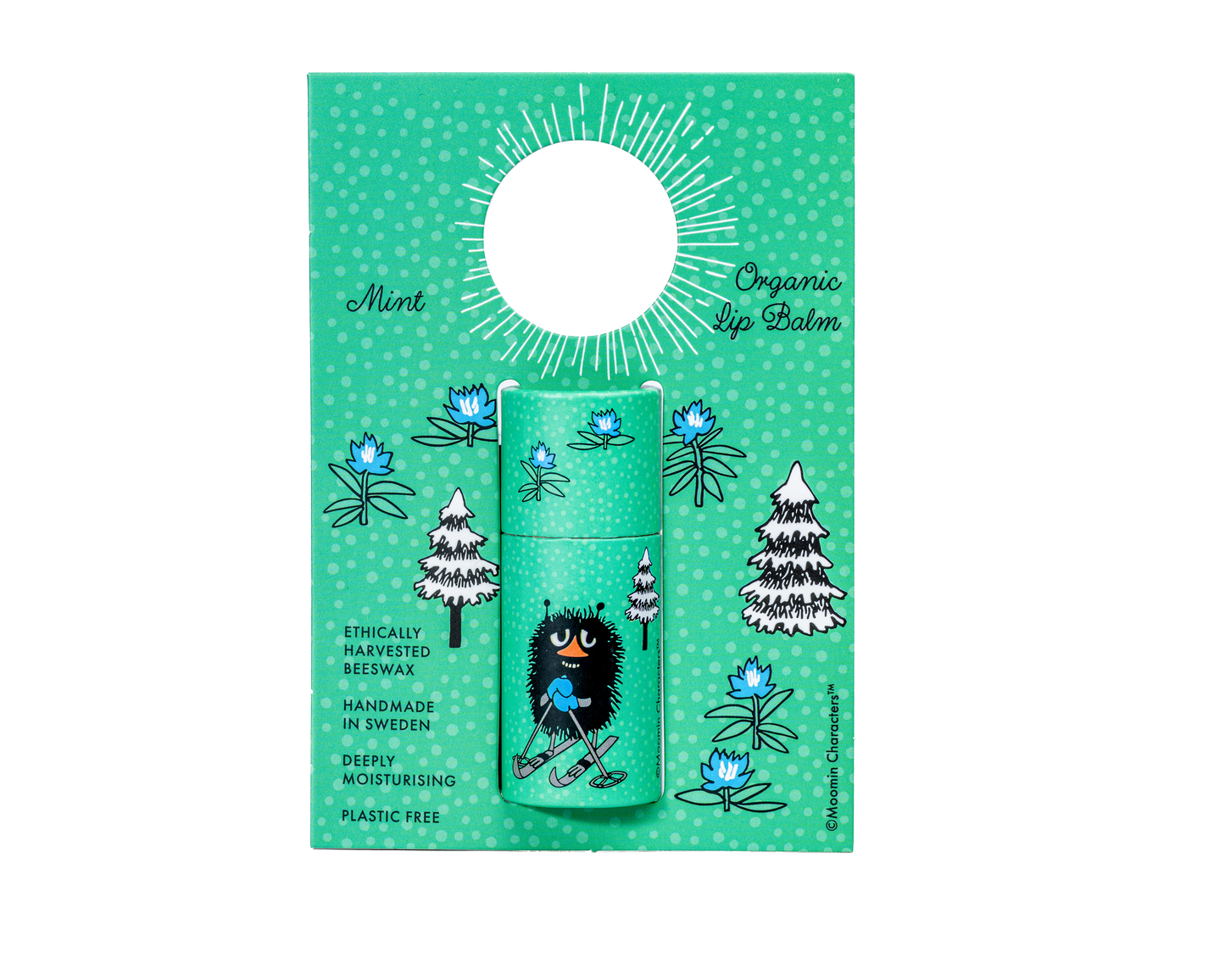 Baume à Lèvres Goût Menthe Moomin - Gustaf och Linnea | Cire d'Abeille Bio