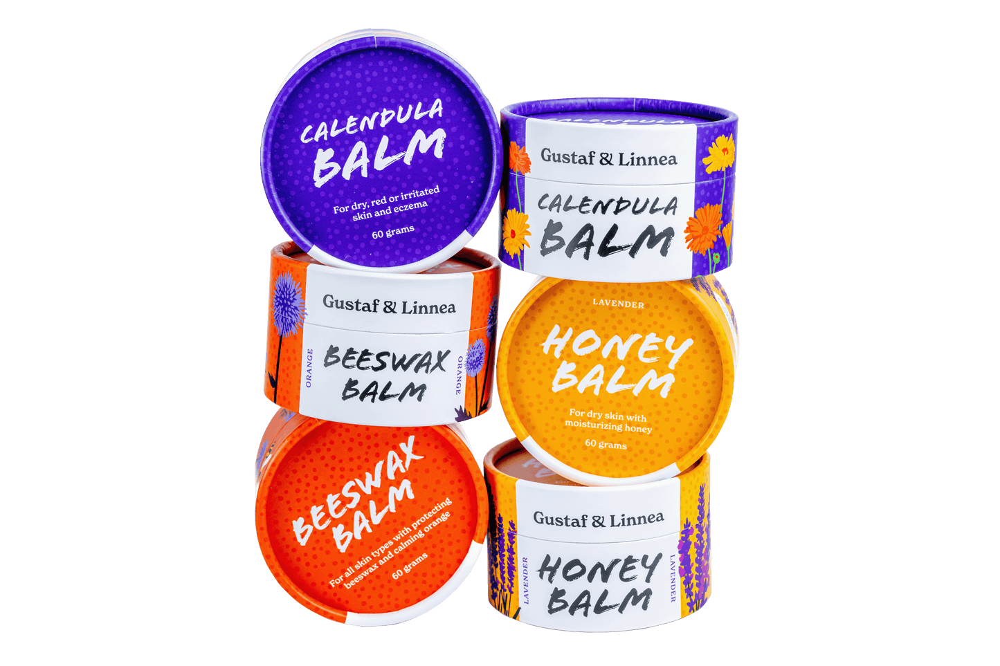 Baume BIO au miel dans un emballage en papier - Version anglaise