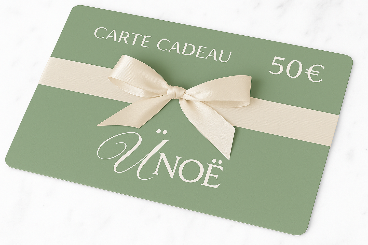 Carte Cadeau Ünoë 50€