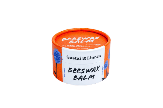 Baume Bio à la cire d'abeille Orange - soin naturel Artisanal Suédois