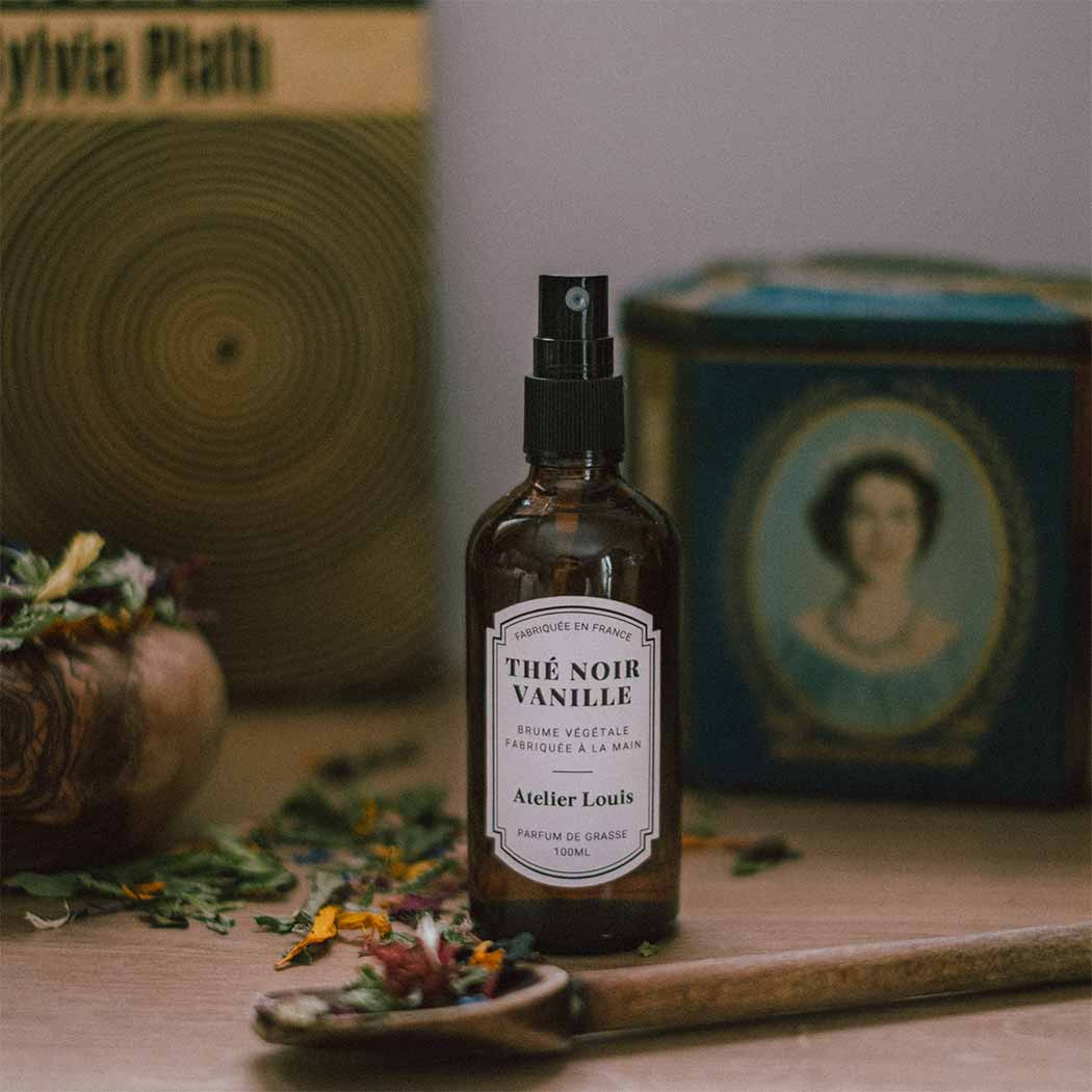 Brume végétale Thé Noir & Vanille: 100ML