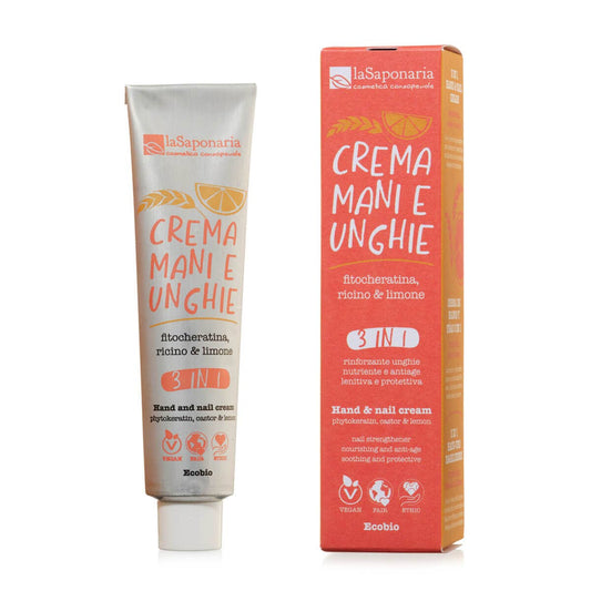 Crème mains et ongles - Phytokératine, ricin & citron (40 ml)