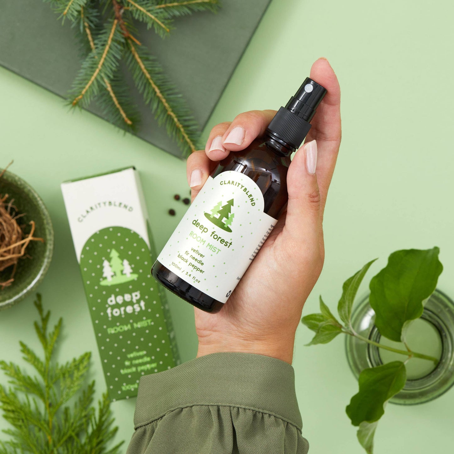 Salle d'aromathérapie Deep Forest et brume d'oreiller