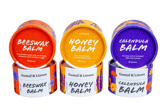 Baume Bio à la cire d'abeille Orange - soin naturel Artisanal Suédois