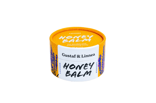 Baume BIO au miel dans un emballage en papier - Version anglaise