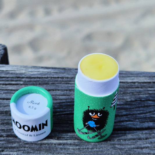 Baume à Lèvres Goût Menthe Moomin - Gustaf och Linnea | Cire d'Abeille Bio
