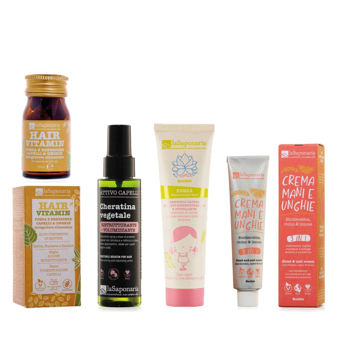 Crème mains et ongles - Phytokératine, ricin & citron (40 ml)