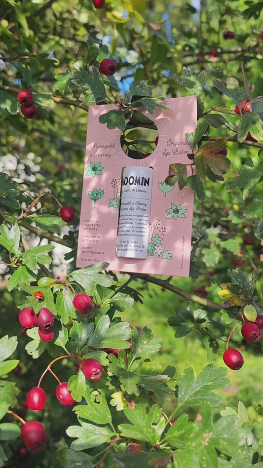 Baume à Lèvres Bio Moomin Calendula & Miel - Gustaf och Linnea
